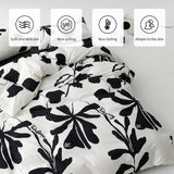 elvesmall 100% Cotton 128x68 Fabric Bedding Set,1 Duvet Cover,2 Pillowcases,No Sheet,Customizable