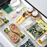 elvesmall  7/25pcs Desk Drawer Organizers Set Makeup Organizer Storage Box Stationery Cosmetics Bathroom Kitchen Classification Storage