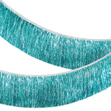 elvesmall Foil Fringe Tinsel Garland Creative 2M 4 Layers Foil Banner Birthday Party Wedding Decoration Christmas Home Wall Decor