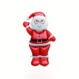 elvesmall 1pcs Santa Foil Balloons - 61" Self-Sealing Christmas New Year's Themed Parties Perfect for Holiday Decorations