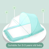elvesmall   Children Yurt Crib mosquito net Infant mosquito net Portable Foldable Tent Anti-mosquito bed canopy bedroom