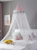 elvesmall Baby Room Mosquito Net Kid bed curtain canopy Round Crib Netting bed tent baldachin Decoration girl bedroom accessories