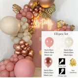 elvesmall Macaron Pink Balloon Garland Arch Kit Wedding Birthday Party Decorations Kids Adult Baby Shower Decor Ballon Wedding Supplies