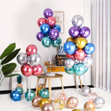 elvesmall 1/2set 13/19Tubes Balloon Stand Holder Balloon Stick Happy Birthday Balloon Kids Baby Shower Adult Wedding Party Decoration