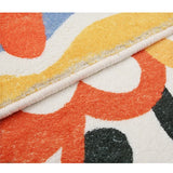 elvesmall  Decoration Girly Rugs Modern Cute Flower Bathroom Kitchen Door Non-slip Mat Bedside Thickened Fluffy Soft Customization Carpets