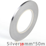 elvesmall 50M Brushed Gold Silver Floor Edging Waterproof Seam Wall Stickers Wall Gap Ceiling Home Decoration Self-adhesive Tile Tape