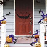 elvesmall  Halloween Witch Legs Perfect For Storage Reuse Decoration Pendant Festival Party Room Door Wall Ornament Wicked Witch Thighs
