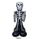 elvesmall Halloween Balloons Inflatable Ghost Tree Pumpkin Terror Blood Eyes Skeleton men Spider Halloween Foil Balloons Party Decorations