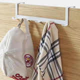 elvesmall Over The Door 5 Hooks Home Bathroom Organizer Rack Clothes Coat Hat Towel Hanger Housekeeping Organizers Storage Hooks Holder