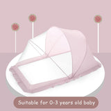elvesmall   Children Yurt Crib mosquito net Infant mosquito net Portable Foldable Tent Anti-mosquito bed canopy bedroom