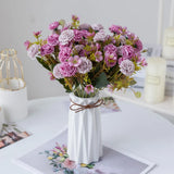 elvesmall  Artificial Flower for Home Decoration Rose Flower Bedroom Table Decoration Artificial Flowers Fake Plants Wedding Decor Gifts