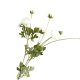 elvesmall  8 Heads Artificial Flower Bouquet Lotus Flower Camellia Fake Flowers Home Garden Wedding Decors DIY Craft Wreath Christmas