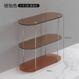 elvesmall  -  Ins Acrylic Desktop Rack Bathroom Toilet Storage Rack Layered Finishing Rack Bedroom Cup Storage Cosmetic Perfume Display Rack