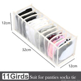 elvesmall Clothing Storage Organizer Box Cabinets Drawer Pants Organizer Underwear T-Shirt Panties Socks Storage Box Save Wardrobe Space