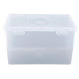 elvesmall  Mask Storage Box Plastic Transparent Storage Container Keep Tidy Organizer