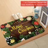 elvesmall  Christmas Decoration Rug Mat for Home Christmas Doormat Navidad Ornament New Year 2024 Gifts Xmas Party Decor Natal Noel