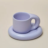 elvesmall  -  Korean Style Ceramic Mug Coffee Cups Home Office Tea Cup Coffee Cups Korean Mug Nordic Home drinkware Japan Mug
