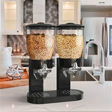 elvesmall  Large Capacity Food Storage Dispenser Storage Containers Oatmeal Nuts Candy Dispenser Jars Kitchen Cereal Storage Containers