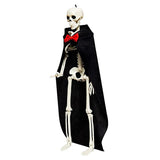 elvesmall  Halloween Movable Skeleton Fake Human Skull Bones Holidays Party Home Bar Decorations Haunted House Horror Props Ornament Toys