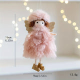elvesmall Christmas Decoration Fabric Doll Small Figurine Pendant Plush Elk Santa Claus Snowman Christmas Tree Decorations