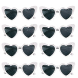 elvesmall Heart Shaped Sunglasses for Women Retro Cat Eye Sunglasses Wedding Engagement Decoration Shopping Traveling Party Accessories