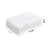 elvesmall Pop-up Small Card Storage Box Classification Drawer Desktop Organizer Box Ins Photocard Holder Dustproof Jewelry Container