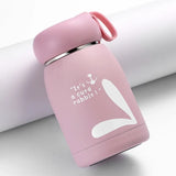 elvesmall  -  1pc 320ml Rabbit Cute Insulating Bottle Portable Home Female Office Water Cup Stainless Steel Insulated Coffee Cup Vacuum Bottle