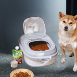 elvesmall Kitchen Container 25/7.5kg Bucket Nano Insect-Proof Moisture-Proof Rice Box Grain Sealed Jar Home Storage Pet Dog Food Store Box