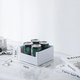 elvesmall Cabinet Storage Box Kitchen Sundries Organizer Box Cupboard Basket Storage Case Cabinet Desktop Snack Makeup Spice Bottle Holder