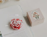 elvesmall Handmade Carnation Candle Scented Candle Aromatherapy Soy Wax Candle Wedding Birthday Candles Party Home Decoration Photo Props