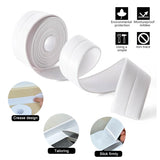 elvesmall 100/200/320cm Bathroom Kitchen Self Adhesive Sealing Tape Shower Sink Bath Caulk Strip Waterproof Wall Sticker Sink Edge Tapes