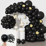 elvesmall 10/20pcs Black White Balloons Red Green Ballon Graduation Baby Shower Ball Helium Adult Wedding Birthday Party Decoration Globos