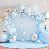 elvesmall Green White Macaron Metal Balloon Garland Arch Kit Wedding Birthday Balloons Decoration Party Balloons For Kids Baby Shower