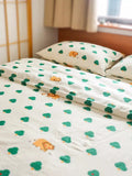 elvesmall lunch break, pure and luxurious 100 pieces of Pima cotton bed sheets, four piece set of all co