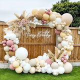 elvesmall Macaron Pink Balloon Garland Arch Kit Wedding Birthday Party Decoration Kids Globos Gold Confetti Latex Ballon Baby Shower Girl