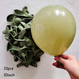 elvesmall 40inch Olive Green 0-9 Number Digital Helium Balloons Kids Adult 18 30 60th Birthday Party Decor Wedding Hawaiian Party Supplies
