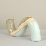 elvesmall Ceramic Candle Holder Scandi Decoration Candle Holder Porcelain Candlestick for Wedding Centerpieces for Tables Mix Color