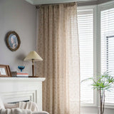 elvesmall American Style Square Crochet Splicing Partition Curtains, Door Curtains, Floating Windows, Kitchen Curtains
