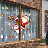 elvesmall Christmas Window Stick Cristmas Ornament Merry Christmas Decorations For Home Xmas Navidad Natal Gifts New Year