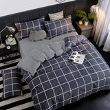 elvesmall Hot sale high quality bedding double sanded quilt cover sheet pillowcase four-piece set
