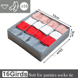 elvesmall Closet Organizer Underwear Drawer Organizer Socks Bra Clothing Storage Box Wardrobe Organizer Clothes Cabinet Drawer Organizers