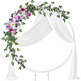 elvesmall 1.8M Roses Vines Eucalyptus Leaves Simulation Flowers Wedding Party Arch Decoration Soft Fake Silk PVC Artificial Flowers Vines