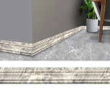 elvesmall 230cm 3D Pattern Sticker Wall Trim Line Skirting Border Decor Self Adhesive wallpaper  Household Waterproof  Wall Border Sticker