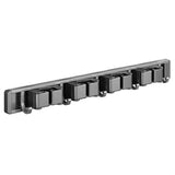 elvesmall Mop Broom Holder Hooks Bathroom Tools Storage Rack Duty Practical Clip Hook Organizers Space-saving Hanger Slots Mops Holder