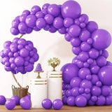 elvesmall 26 Colors Balloon Arch Kit, Black, White, Green, Blue, Yellow, Red Latex Party Balloon Wreath, Party Supplies