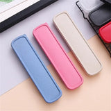 elvesmall Tableware Box Portable Flip Cover Type Cutlery Case Environmentally Friendly Spoon Storage Box Drop-resistant Household Supplies