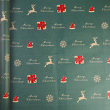 elvesmall  Christmas Gifts Wrapping Paper Snowflakes DIY Bag Kraft Paper Birthday Party Gift Card Holiday Packing Decoration Crafts Paper