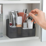 elvesmall Multi-functional Make Up Cosmetics Organizer Storage Box Skin Care Products Remote Control Cosmetics Jewelry Storage Box