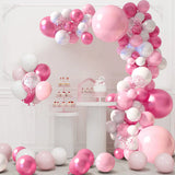 elvesmall Pink Macaron Balloon Garland Arch Kit Wedding Birthday Party Decor Kid Baby Shower Latex Ballon Chain Wedding Party Decor Balloo