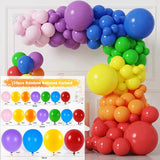 elvesmall Multicolor Rainbow Balloon Garland Arch Kit Wedding Decor Balloons Birthday Party Baptism Girl Unicorn Baby Shower Globos Baloon